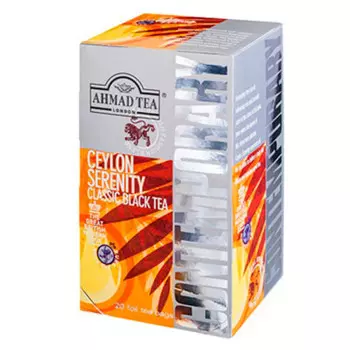 Чай Ahmad 20пак*2г черный цейлон серенити