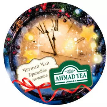 Чай Ahmad Tea 60г ореховое печенье ж/б