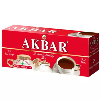 Чай Akbar 25 пакетиков по 2г