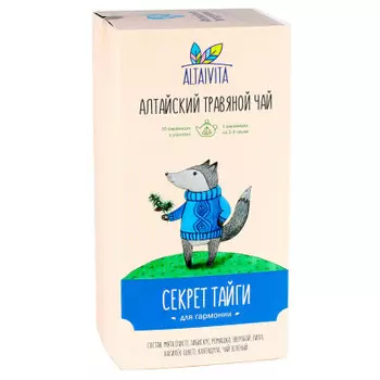 Чай ALTAIVITA 10пир*4г секрет тайги травяной