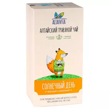 Чай ALTAIVITA 10пир*4г солнечный день травяной