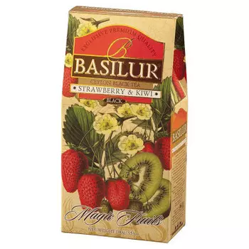 Чай Basilur 100г волшебные фрукты клубника и киви м/у