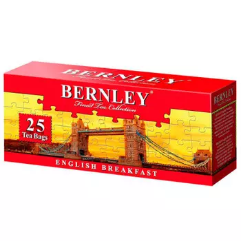 Чай Bernley English Breakfast 25пак*2г черный