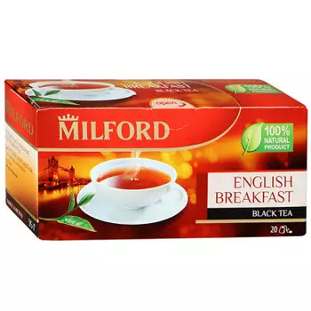 Чай черный Milford English Breakfast 20 пакетиков по 1,75г