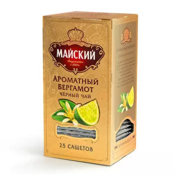 Чай майский 25 пак*2 г ароматный бергамот
