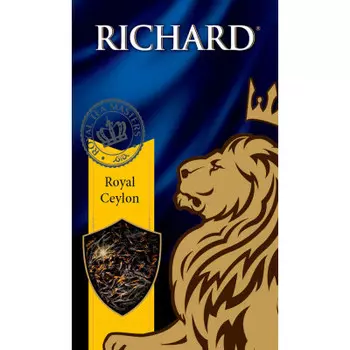 Чай чёрный Richard Royal Classic Royal Ceylon листовой цейлонский высший сорт 90г