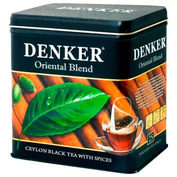 Чай денкер 25 пир*2 г черный ориент блэнд ж/б