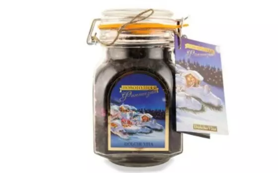 Чай дольче вита 160 г черный новогодняя фантазия ст/б