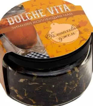 Чай дольче вита 50 г облепиховый джем ст/б