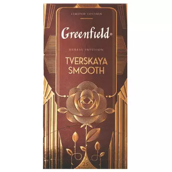 Чай гринфилд 25 пак*1.5 г черный тверская смуз