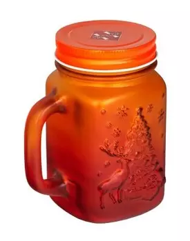 Чай хиллтоп 80 г черный лист стакан волшебное стекло ночное сияние