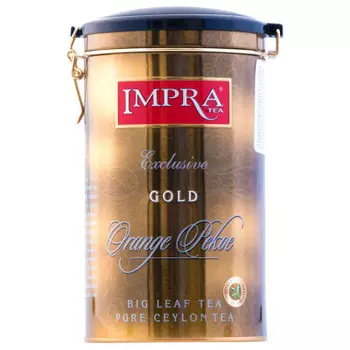 Чай Impra Gold 250г цейлон черный кр/лист ж/б