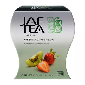 Чай Jaf Tea 100г зеленый клубника и киви