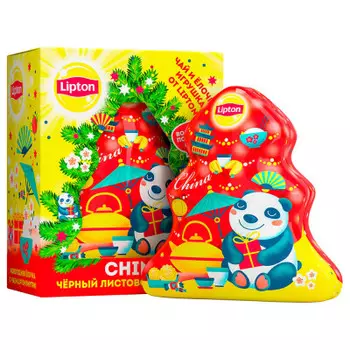 Чай Lipton 30г черный лист елочка