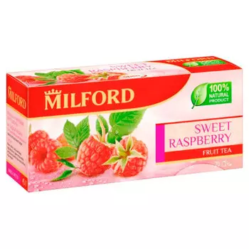 Чай Milford 20пак*2,25г малина
