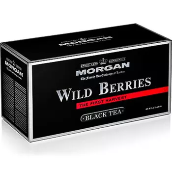 Чай Morgan 25 пакетиков по 2г лесные ягоды черный
