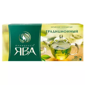 Чай Принцесса Ява 25пак*2г зеленый