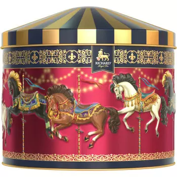 Чай ричард 100 г черный королевская карусель ж/б