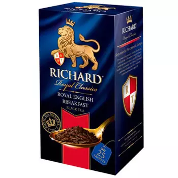 Чай Richard 25 пак*2 г роял инглиш брэкфаст черный