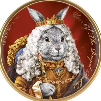 Чай ричард 40 г год королевского кролика черный жесть