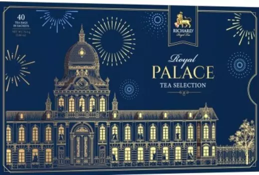 Чай ричард дворцовый выбор ассорти 75, 5 г (40 сашет) зима