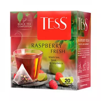 Чай Tess 20пир*1,8г распберри фрешт