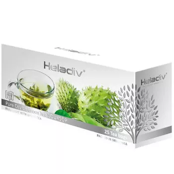 Чай зеленый Heladiv Soursop 25 пакетиков по 2г