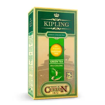 Чай зеленый Kipling Milky Oolong 25 пакетиков по 2г