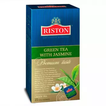 Чай зеленый Riston с жасмином 25 пакетиков по 2г