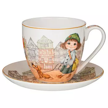 Чайная пара 430мл Lefard Fashion princess 415-2194