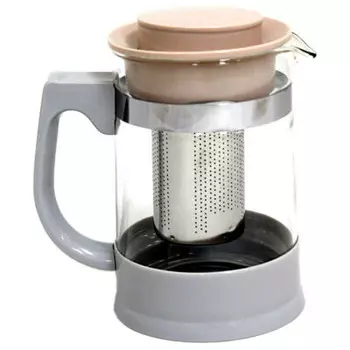 Чайник 0.95 л заварочный бежевый jt158