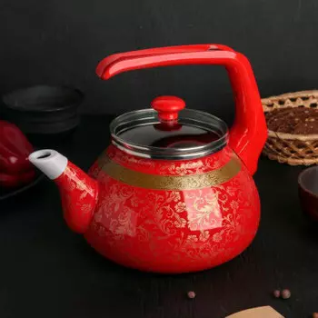 Чайник 2,2л Interos Арабская ночь стеклянная крышка