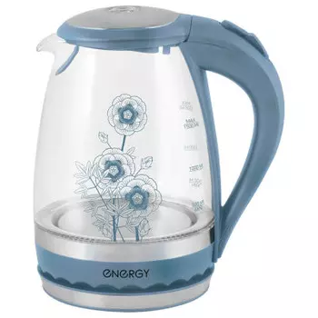 Чайник энержди e-279 синий стекло