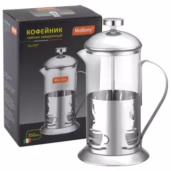 Чайник/кофейник 350 мл Mallony алито сталь 950149