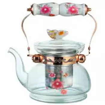 Чайник заварочный 1,2л цветы rn10012g-9038