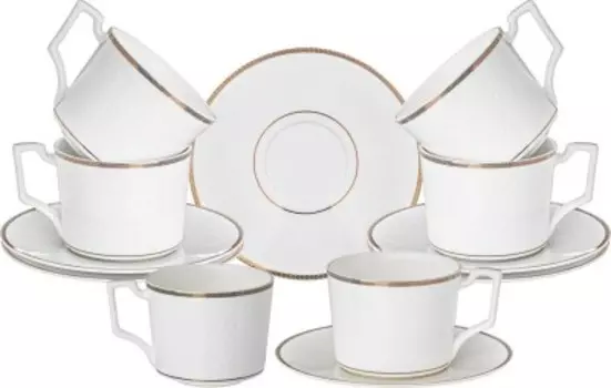 Чайный набор 12 пр 6 персон 250 мл лефард опера 440-253