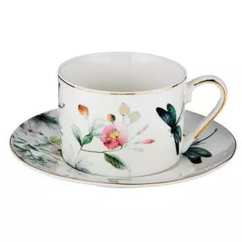 Чайный набор 2пр 1персона 250мл лефард стрекоза 275-1014