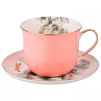 Чайный набор 2пр 1персона 400мл Lefard маджента 275-1109