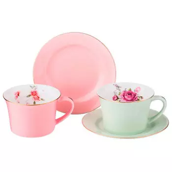 Чайный набор 4пр 2персоны 260мл Lefard времена года 760-552