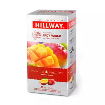 Чайный напиток Hillway сочный манго 25 пакетиков по 1,5г