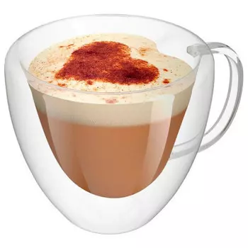 Чашка 150мл кверти амато стекло двойные стенки