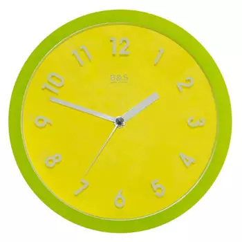 Часы настенные b and s shc-200 ag