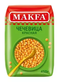 Чечевица макфа 450 г красная