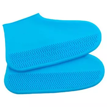 Чехол силиконовый для обуви L голубой 25-27,5 см