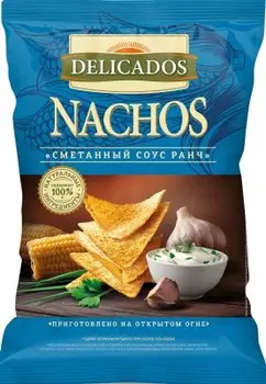 Чипсы деликадос 150 г сметанный соус