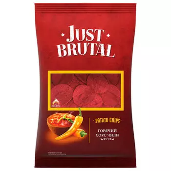 Чипсы джаст брутал 85 г со вкусом чили