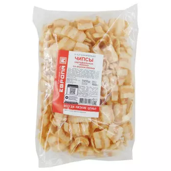 Чипсы Европа со вкусом бекона 100г