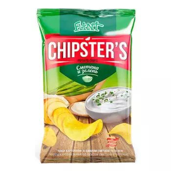 Чипсы флинт чипс 70 г сметана и зелень