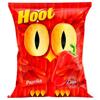 Чипсы Hoot 70г паприка