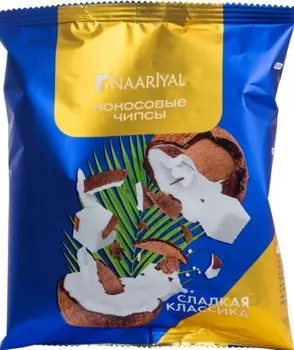 Чипсы кокосовые нарьял 40 г сладкая классика
